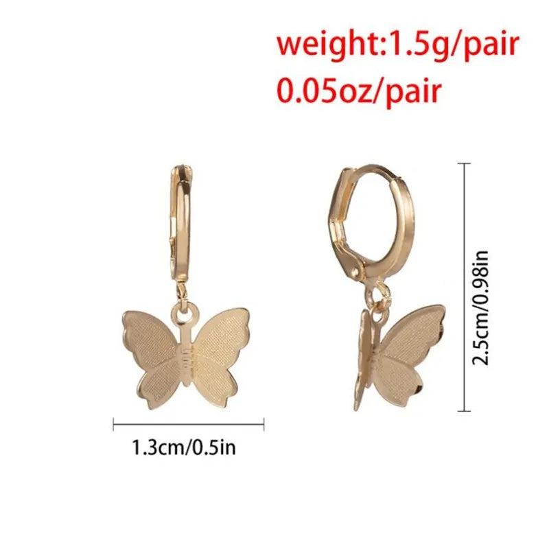 Crystal Butterfly Pendants Women Chokers Personality Gold Color Hollow Chain Choker Necklaces for Ladies Punk Collar jewellery