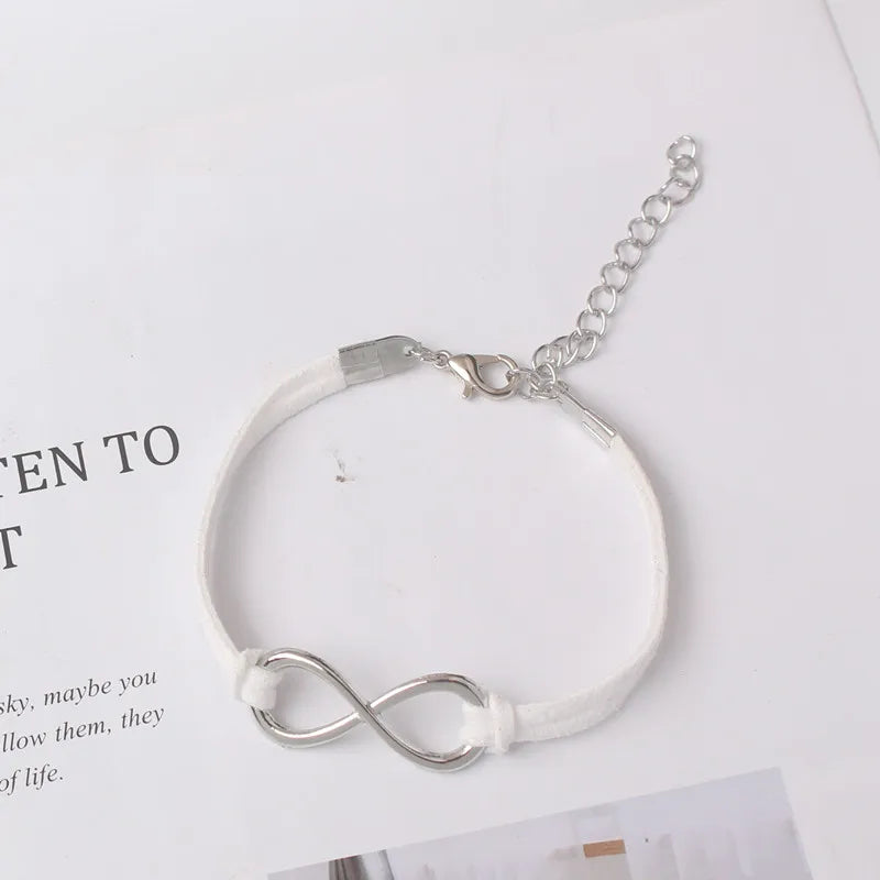 Various Colors Bracelets for Women Pure Hand Infinity Bracelets Jewelry Statement Charm Bracelet Fashion Hand Jewelry