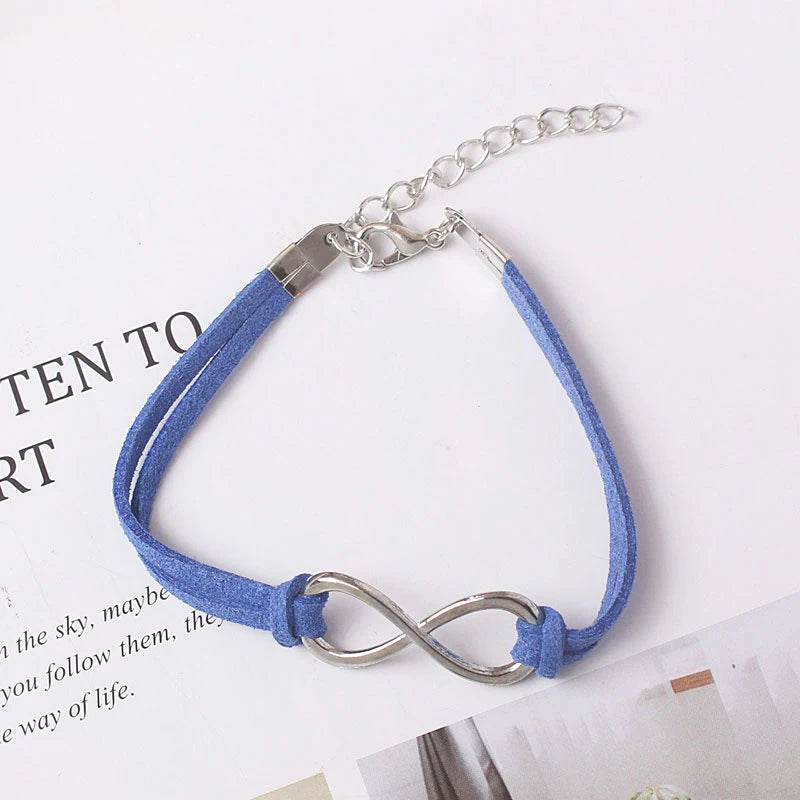 Various Colors Bracelets for Women Pure Hand Infinity Bracelets Jewelry Statement Charm Bracelet Fashion Hand Jewelry