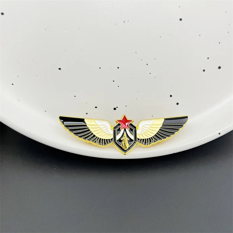 Black Enamel Fighter Unisex Brooches Cool Fashion Brooch for Women&Men Unusual Clothing Decoration Punk Personality Clothes Pins