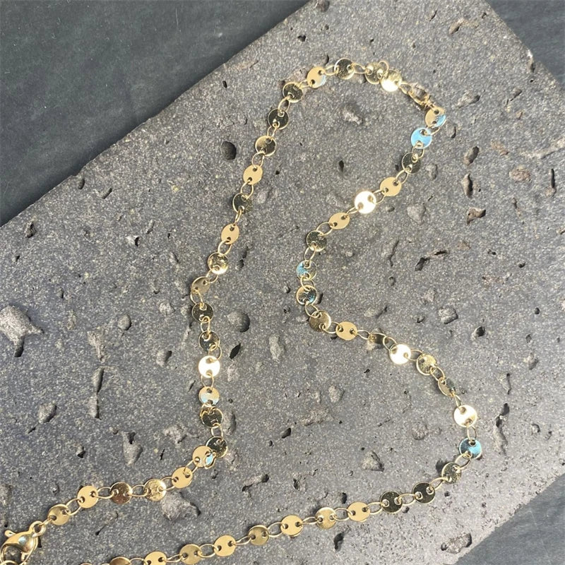 Gold Color Pieces Women's Chokers Short Chain Punk Hiphop Style Personality Summer Hot Sale Neck Jewelry 2024 new in