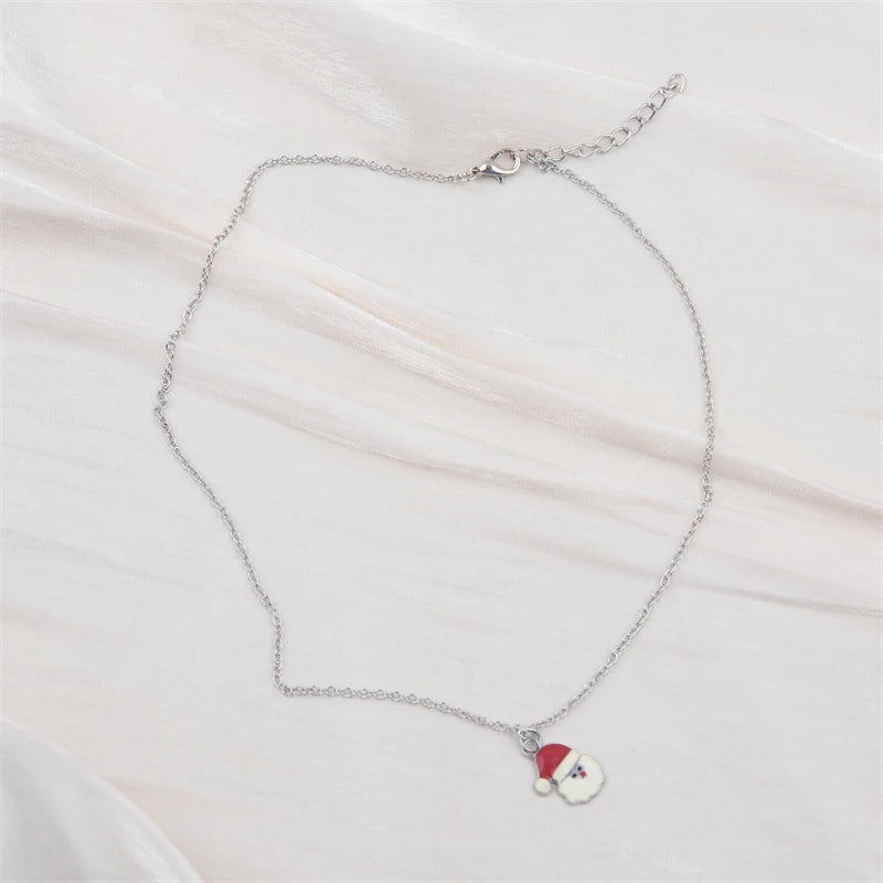 Black Faux Leather Velvet Chokers for Women Short Chain Small Necklaces Punk Skeleton Hand Pendants Collar Christmas Gifts