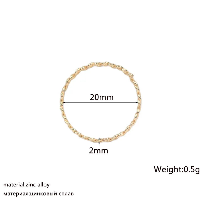 Oversize Women Cross Rings Simple Design Thin Rings Gold Color Metal Rings for Ladies fashion bague femme fashion jewelry