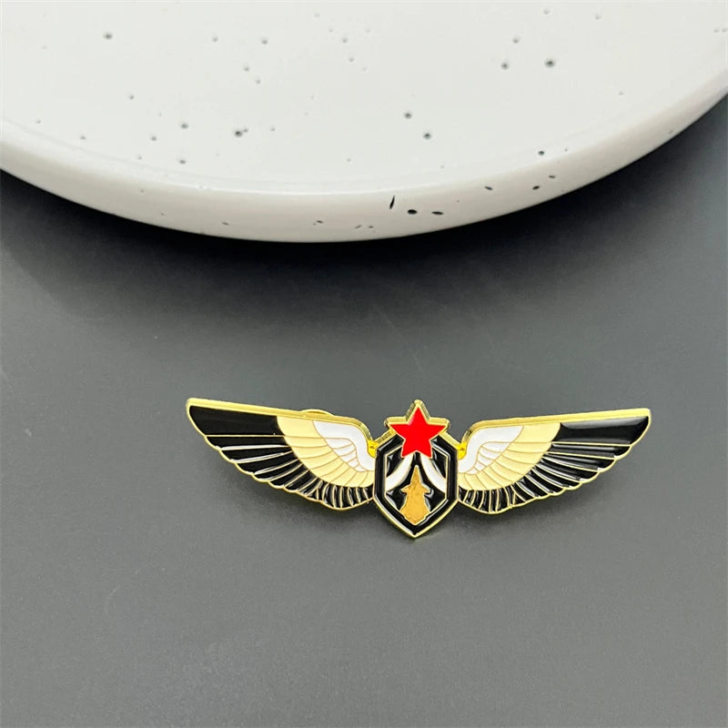 Black Enamel Fighter Unisex Brooches Cool Fashion Brooch for Women&Men Unusual Clothing Decoration Punk Personality Clothes Pins