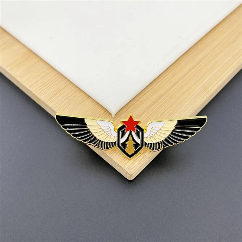 Black Enamel Fighter Unisex Brooches Cool Fashion Brooch for Women&Men Unusual Clothing Decoration Punk Personality Clothes Pins