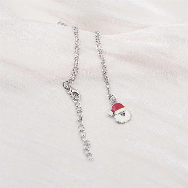 Black Faux Leather Velvet Chokers for Women Short Chain Small Necklaces Punk Skeleton Hand Pendants Collar Christmas Gifts