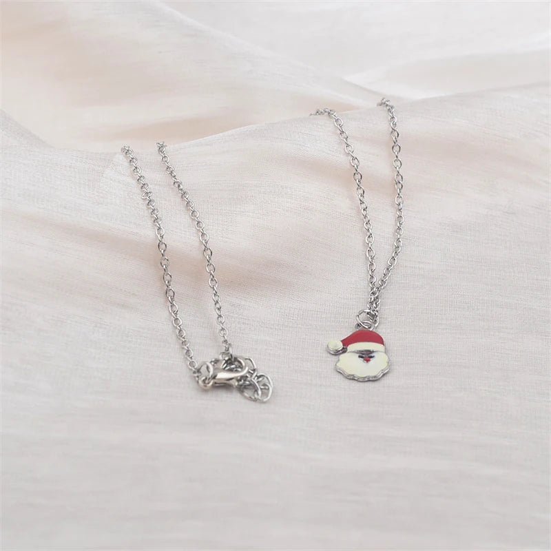 Black Faux Leather Velvet Chokers for Women Short Chain Small Necklaces Punk Skeleton Hand Pendants Collar Christmas Gifts