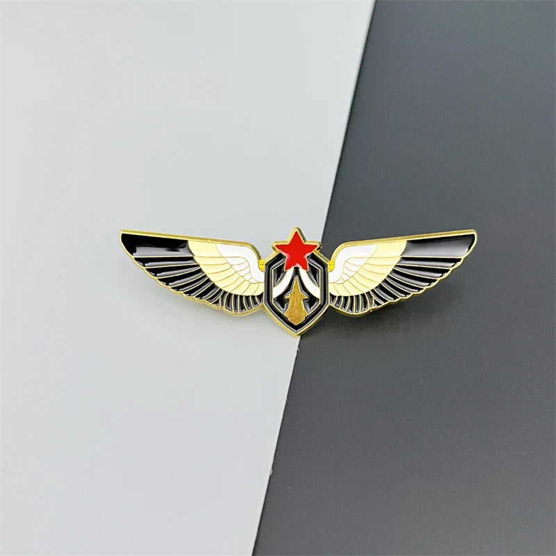 Black Enamel Fighter Unisex Brooches Cool Fashion Brooch for Women&Men Unusual Clothing Decoration Punk Personality Clothes Pins